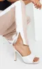 White Square Toe Mule High Heels sold by Pretty Little Thing