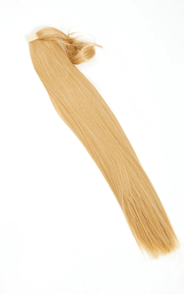 LullaBellz Grande Lengths 26" Straight Wraparound Pony Golden Blonde sold by Pretty Little Thing product image thumbnail 5