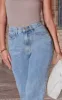 PRETTYLITTLETHING Petite Light Blue Wash Long Leg Straight Jeans sold by Pretty Little Thing