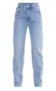 PRETTYLITTLETHING Petite Light Blue Wash Long Leg Straight Jeans sold by Pretty Little Thing