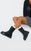 Black PU Calf High Vamp Chelsea Boots sold by Pretty Little Thing