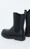 Black PU Calf High Vamp Chelsea Boots sold by Pretty Little Thing