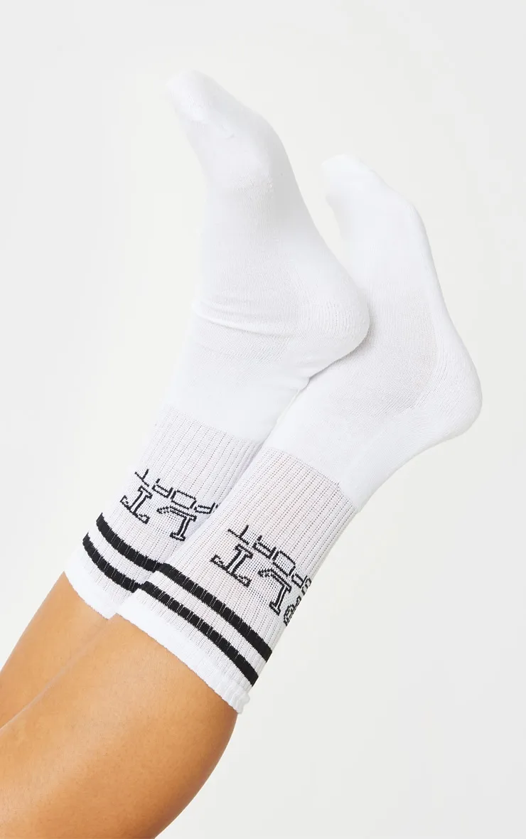 PRETTYLITTLETHING White Sport Socks sold by Pretty Little Thing product image thumbnail 2