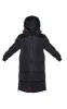 Plus Black Maxi Contrast Hooded Puffer Jacket sold by Pretty Little Thing