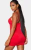 Shape Red Slinky Extreme Ruched Bodycon Dress sold by Pretty Little Thing