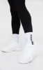 White Wide Fit Chunky Bubble Sole Panelled Up Trainers sold by Pretty Little Thing