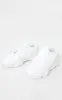 White Wide Fit Chunky Bubble Sole Panelled Up Trainers sold by Pretty Little Thing