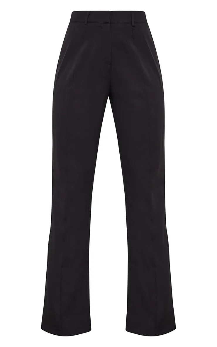 Black Wide Leg High Waist Trousers sold by Pretty Little Thing product image thumbnail 5