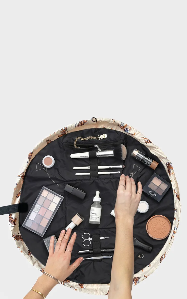 The Flat Lay co Makeup Bag Tiger Print sold by Pretty Little Thing product image thumbnail 5