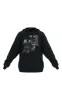 PRETTYLITTLETHING Black Blurred Print Hoodie sold by Pretty Little Thing