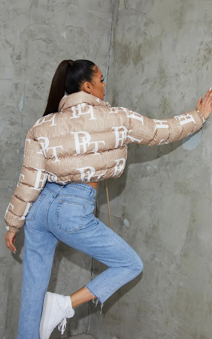 PRETTYLITTLETHING Stone Crop Puffer Jacket sold by Pretty Little Thing product image thumbnail 2