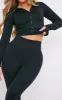 Black Basic Seamless High Waist Gym Leggings sold by Pretty Little Thing