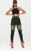 Basic Black Cotton Blend Racer Neck Crop Top sold by Pretty Little Thing