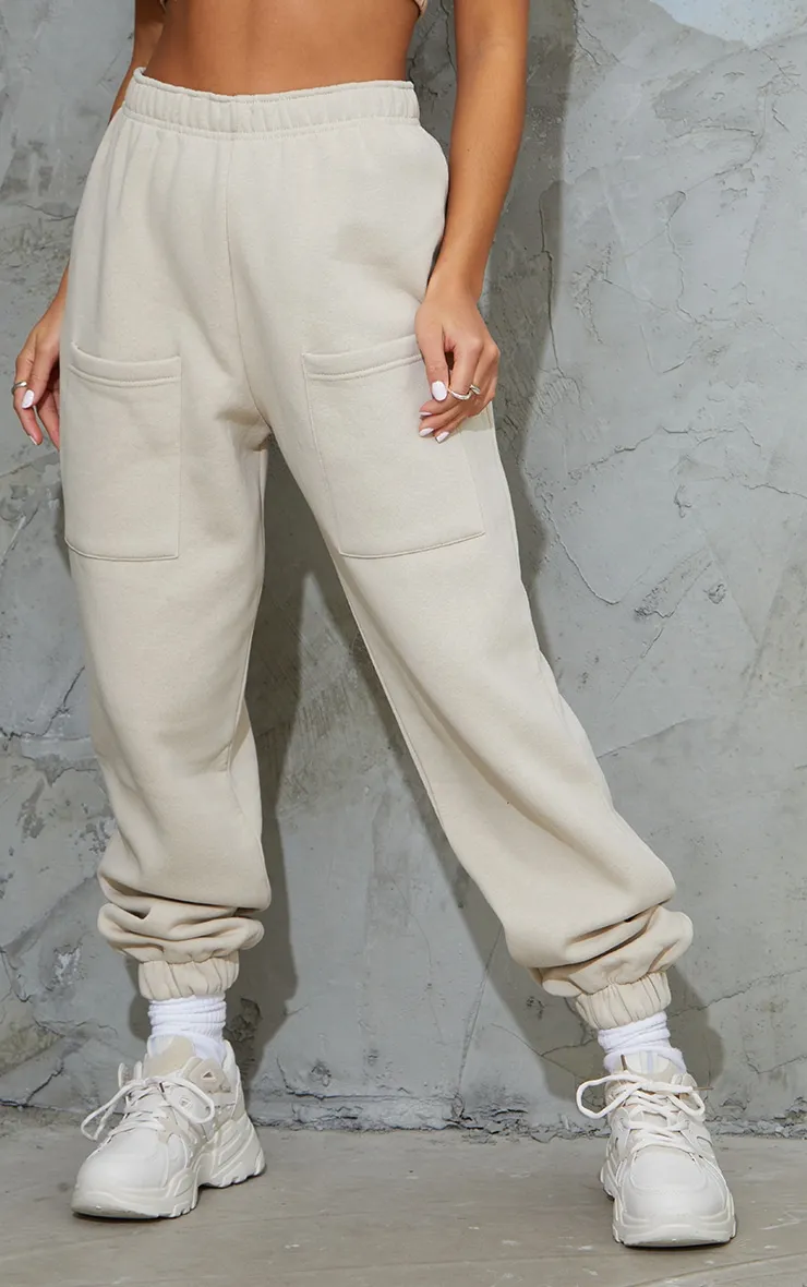 Petite Stone Pocket Thigh Casual Joggers sold by Pretty Little Thing product image thumbnail 2