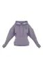 PRETTYLITTLETHING Petite Charcoal Badge Detaill Oversized Hoodie sold by Pretty Little Thing