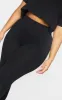Basic Plus Black High Waisted Jersey Leggings sold by Pretty Little Thing