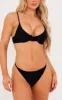 Black Mix & Match String Thong Bikini Bottoms sold by Pretty Little Thing