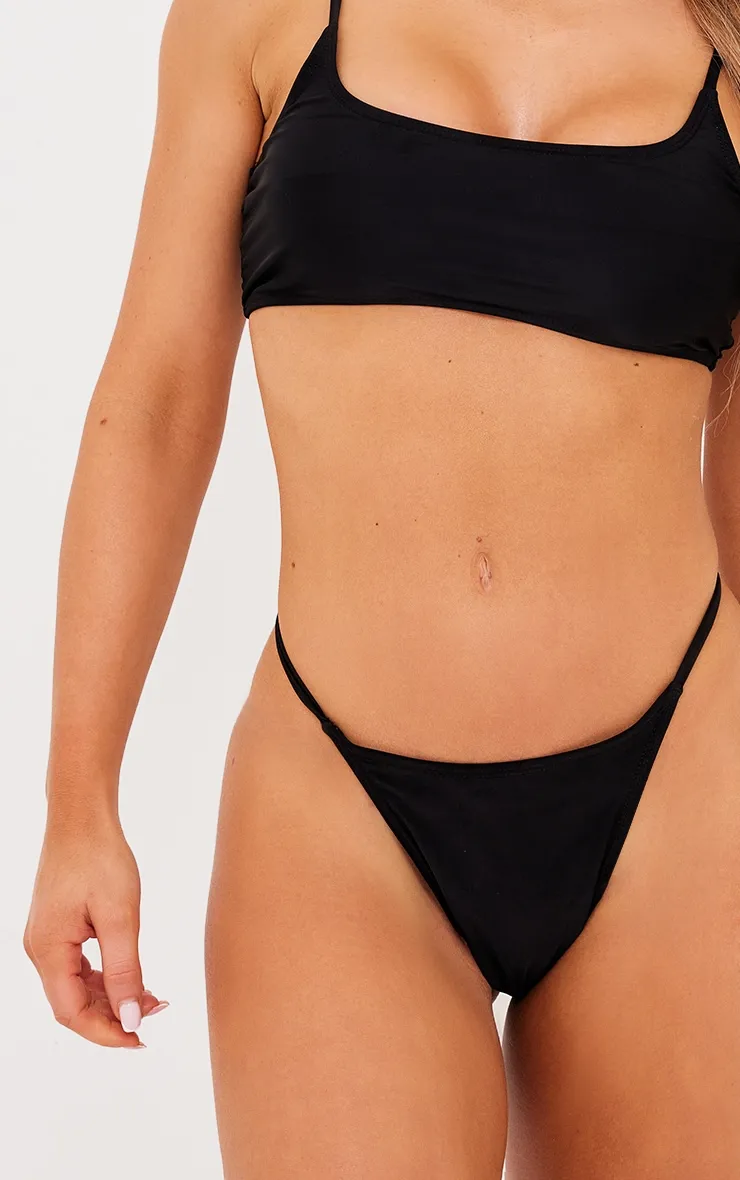 Black Mix & Match Itsy Bitsy Bikini Bottoms sold by Pretty Little Thing product image thumbnail 4