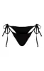 Black Mix & Match Tie Side Bikini Bottoms sold by Pretty Little Thing