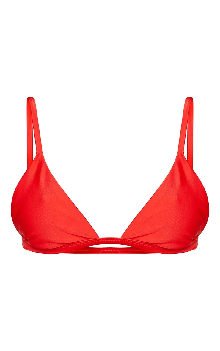 Red Mix & Match Itsy Bitsy Bikini Top sold by Pretty Little Thing product image thumbnail 5