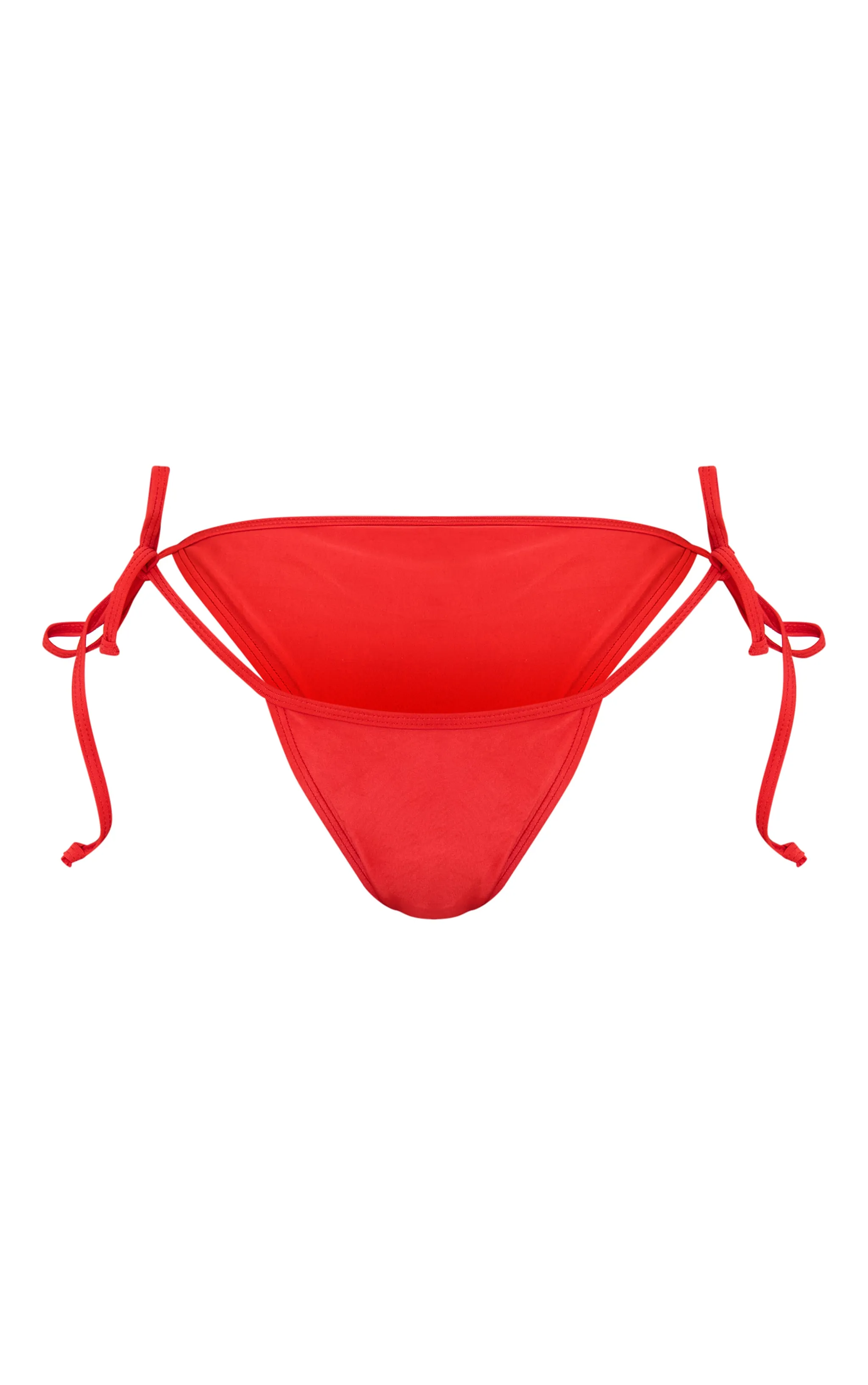 Red Mix & Match Tie Side Bikini Bottoms sold by Pretty Little Thing product image thumbnail 5