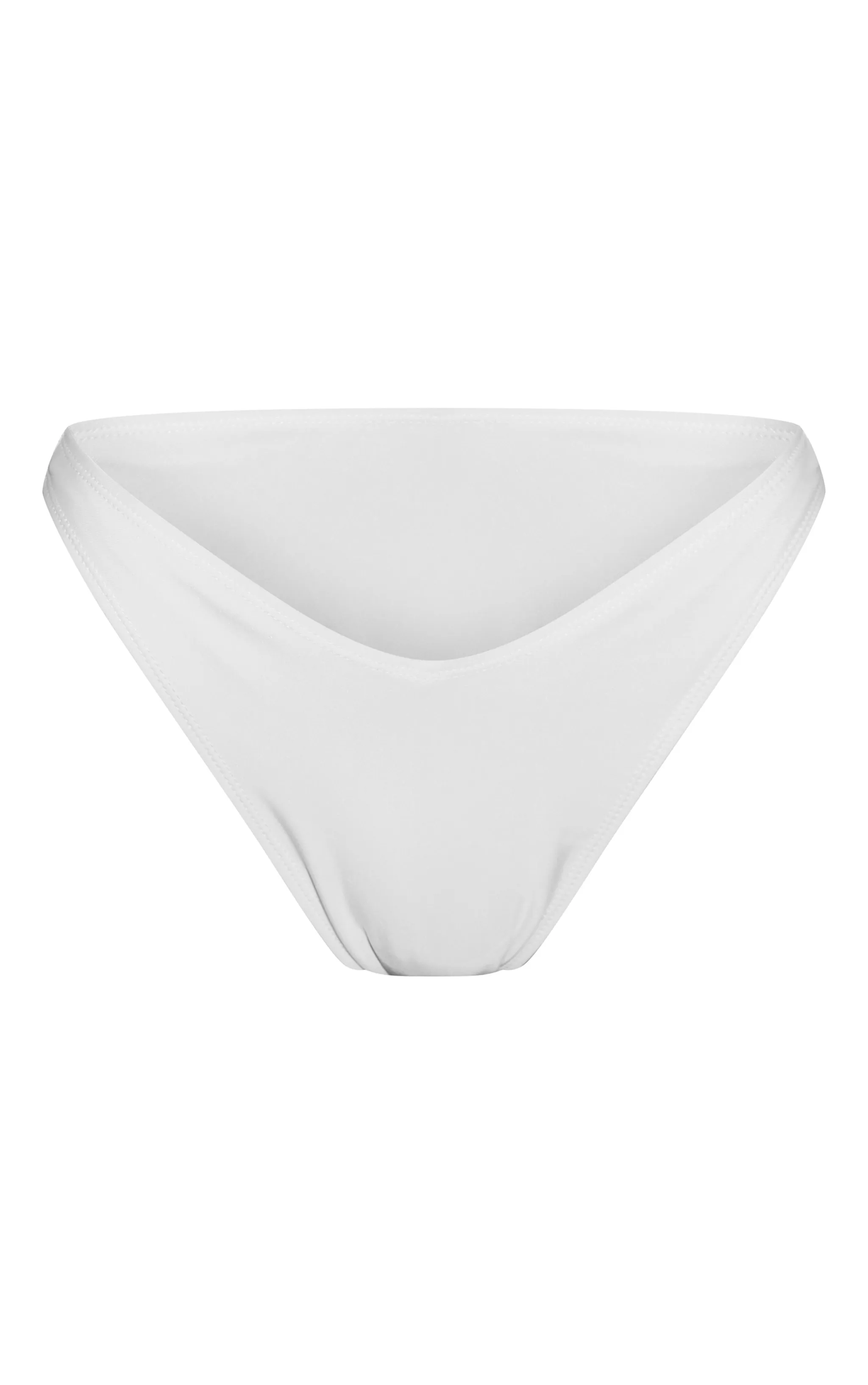 White Mix & Match V Front Bikini Bottoms sold by Pretty Little Thing product image thumbnail 5