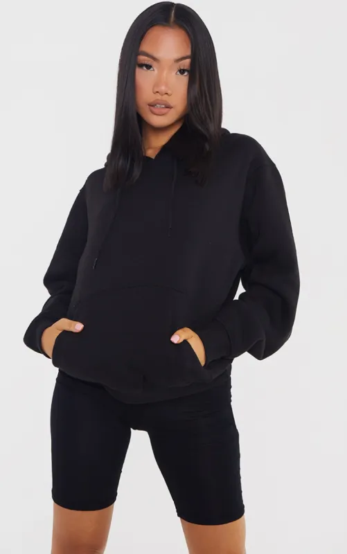 Petite Black Ultimate Oversized Hoodie sold by Pretty Little Thing