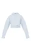 Grey Oversized Turn Up Sleeve Hem Cropped Sweatshirt sold by Pretty Little Thing