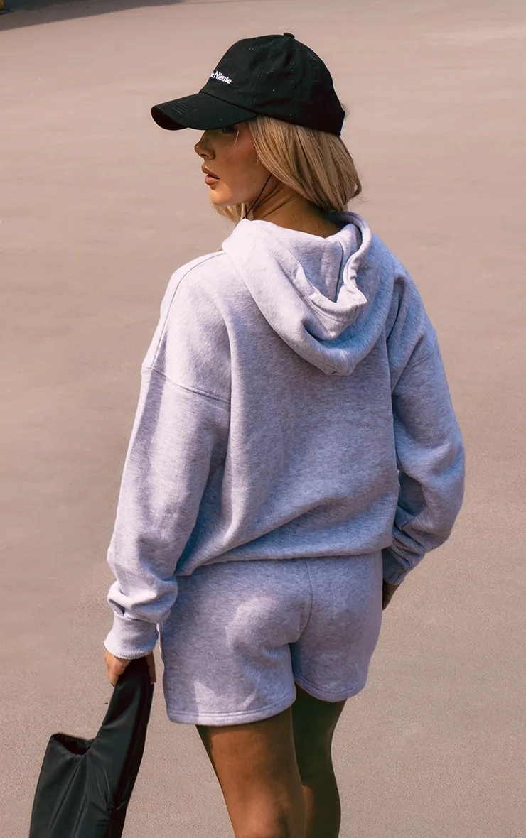 Ash Grey Slogan Sweat Short sold by Pretty Little Thing product image thumbnail 5