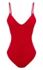 Shape Red Slinky Plunge Bodysuit sold by Pretty Little Thing