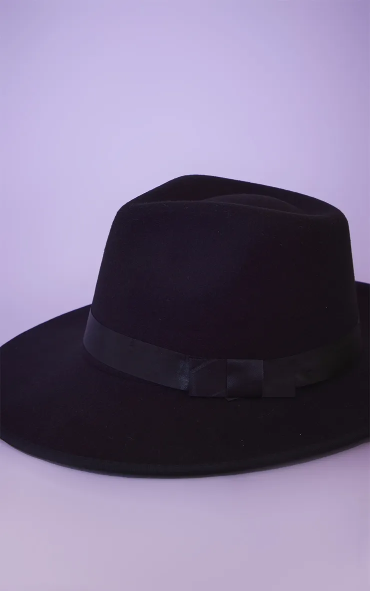 Basic Black Fedora Hat sold by Pretty Little Thing product image thumbnail 3