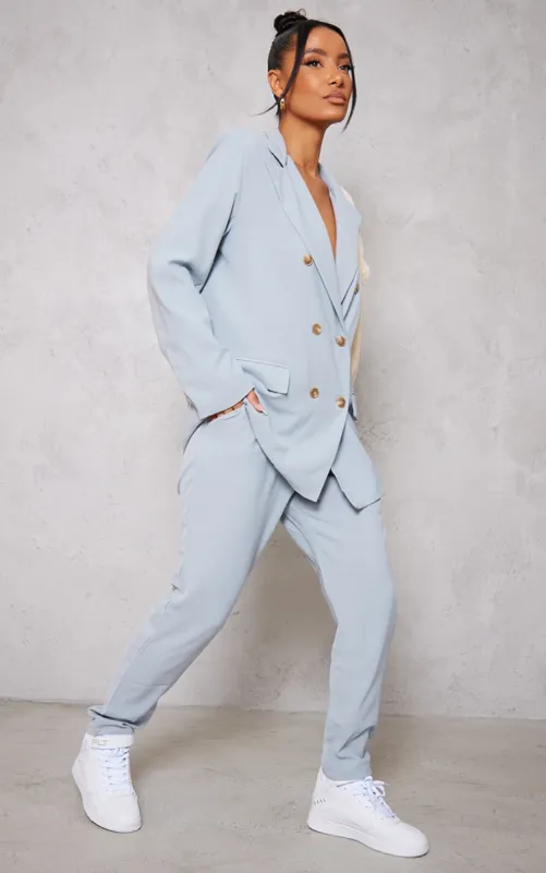 Dark Mint Tailored Trousers sold by Pretty Little Thing