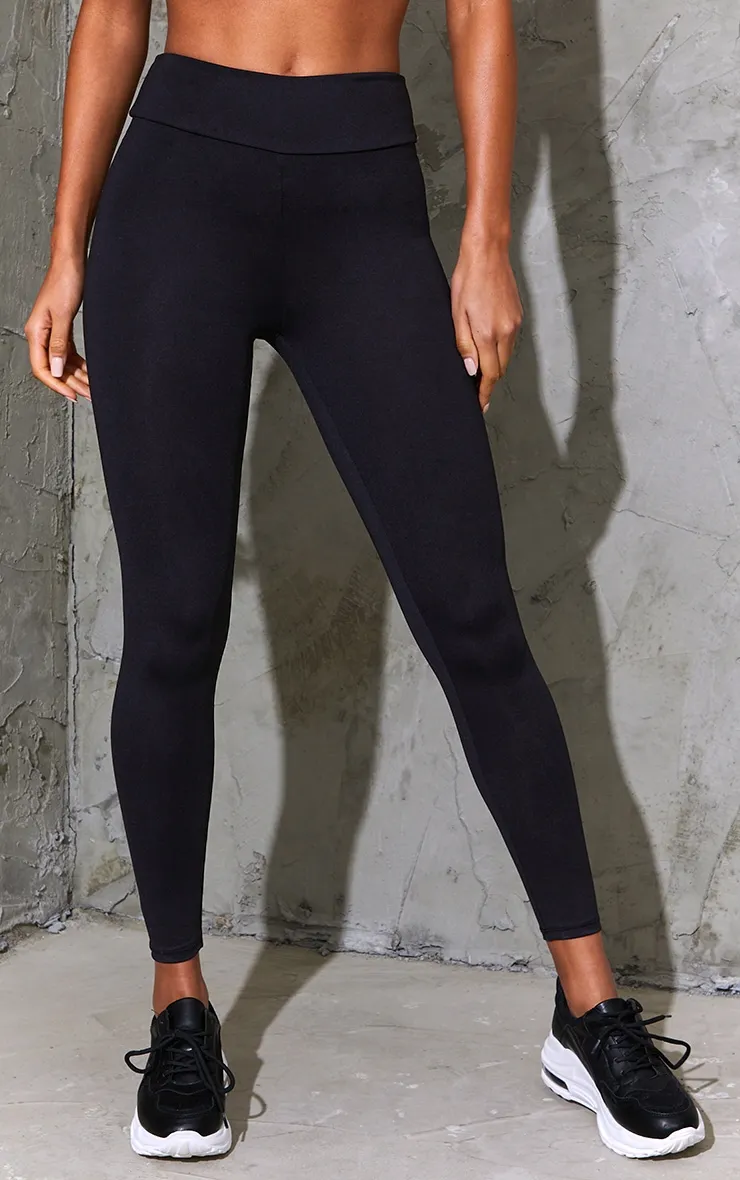 Black Ruched Pocket Bum Gym Legging sold by Pretty Little Thing product image thumbnail 2