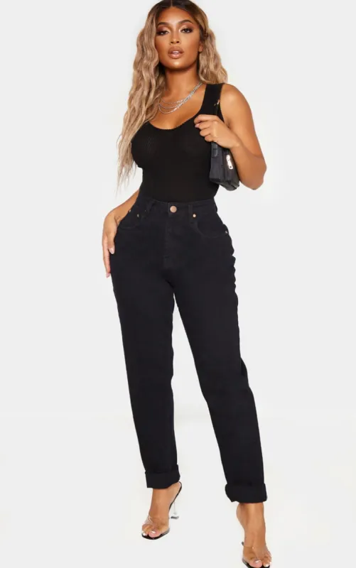 Shape Black High Waist Mom Jeans sold by Pretty Little Thing