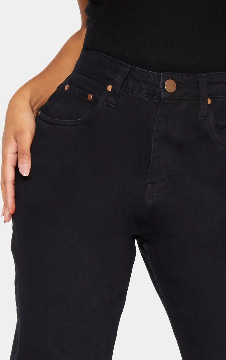 Shape Black High Waist Mom Jeans sold by Pretty Little Thing product image thumbnail 5