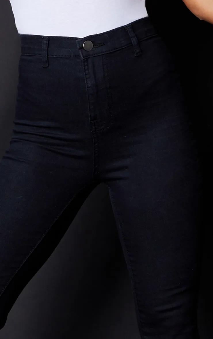 Petite Black Disco Fit Skinny Jeans sold by Pretty Little Thing product image thumbnail 4
