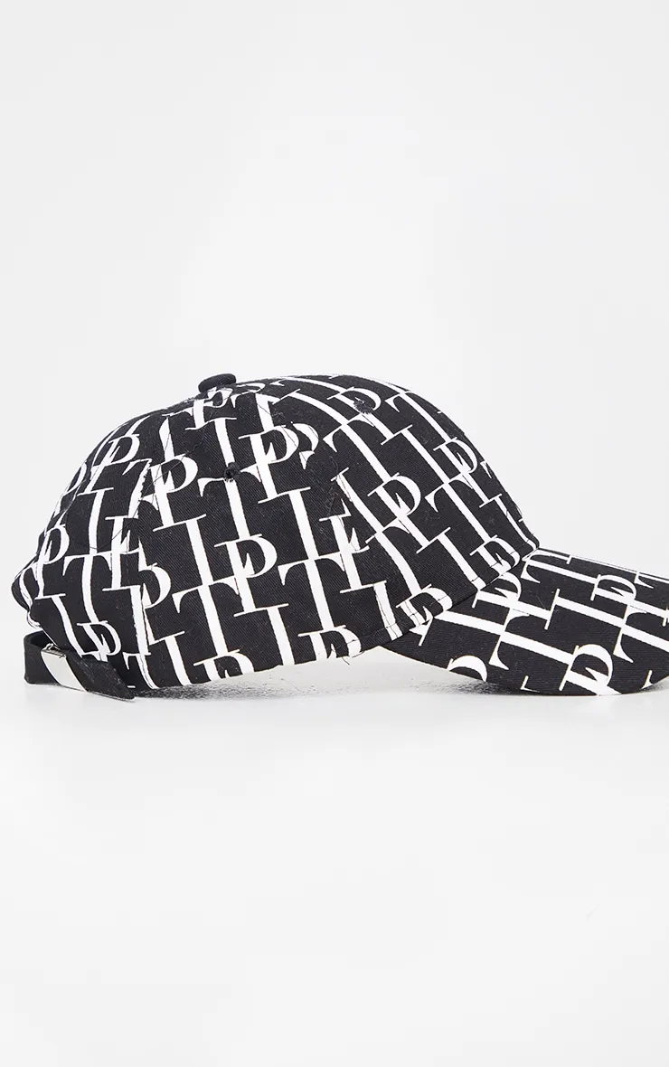 PRETTYLITTLETHING Black Italics Baseball Cap sold by Pretty Little Thing product image thumbnail 2
