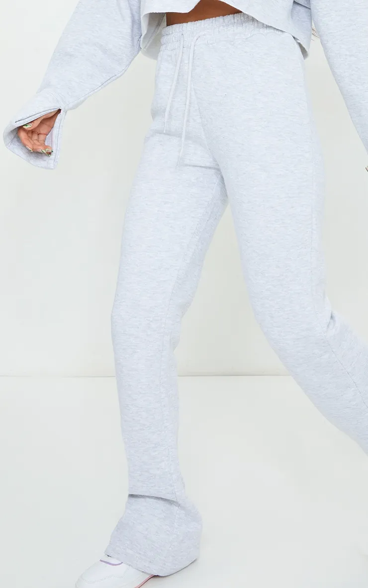 Grey Flared Leg Joggers sold by Pretty Little Thing product image thumbnail 4