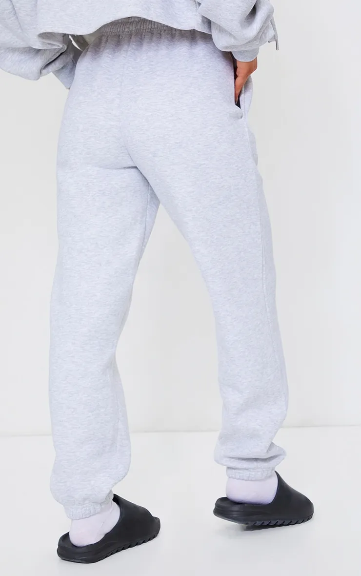 PRETTYLITTLETHING Grey Marl Copyright Slogan Joggers sold by Pretty Little Thing product image thumbnail 3