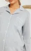 Maternity Grey Mama Long Sleeve PJ Top sold by Pretty Little Thing