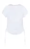 Maternity White Ruched Bump T Shirt sold by Pretty Little Thing