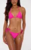 Fuchsia Mix & Match Tie Side Bikini Bottoms sold by Pretty Little Thing