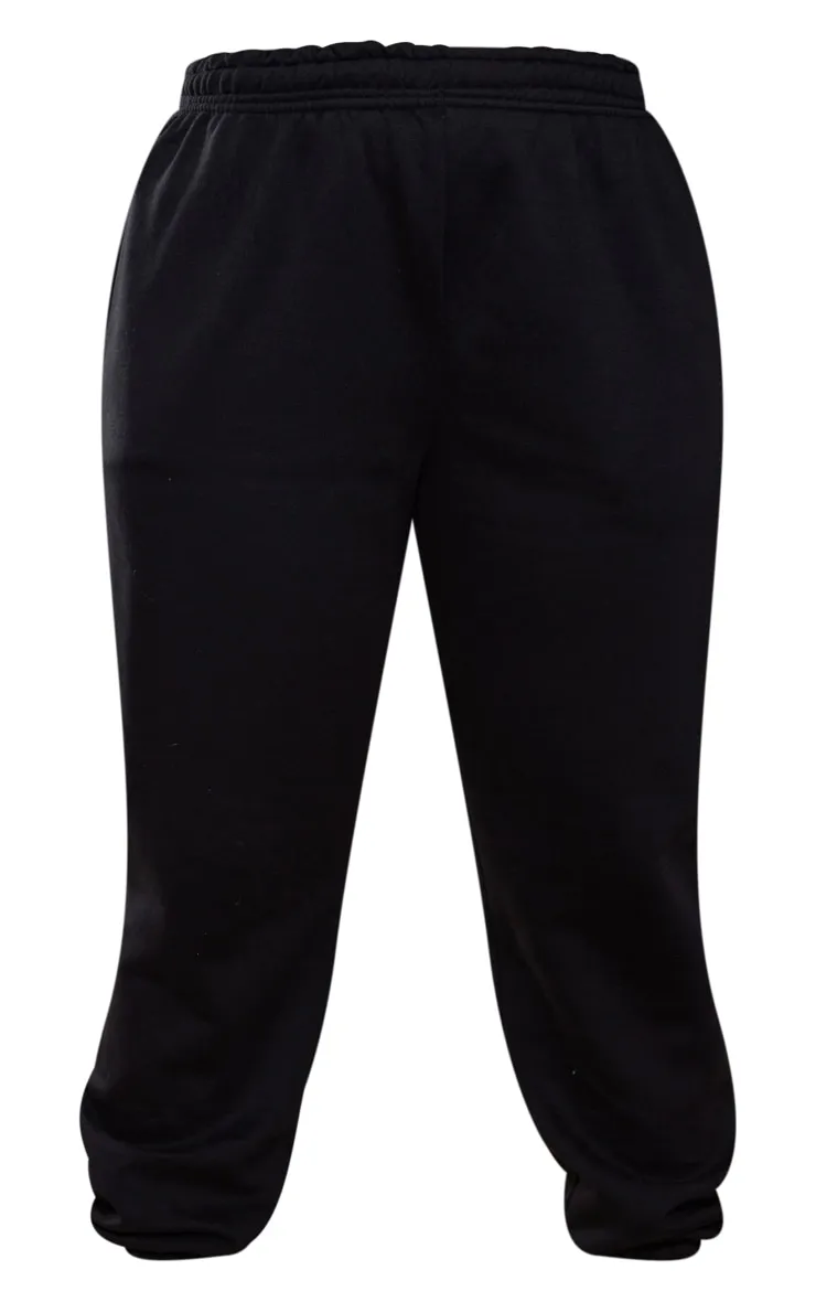 Plus Black Elasticated Casual Joggers sold by Pretty Little Thing product image thumbnail 5