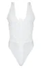 Tall White Corset Detail Woven Bodysuit sold by Pretty Little Thing