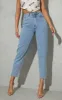 Light Blue Wash Bum Shape Mom Jeans sold by Pretty Little Thing