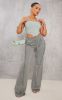 Khaki Drenched Printed Washed Loopback Sweatpants sold by Pretty Little Thing
