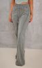 Khaki Drenched Printed Washed Loopback Sweatpants sold by Pretty Little Thing