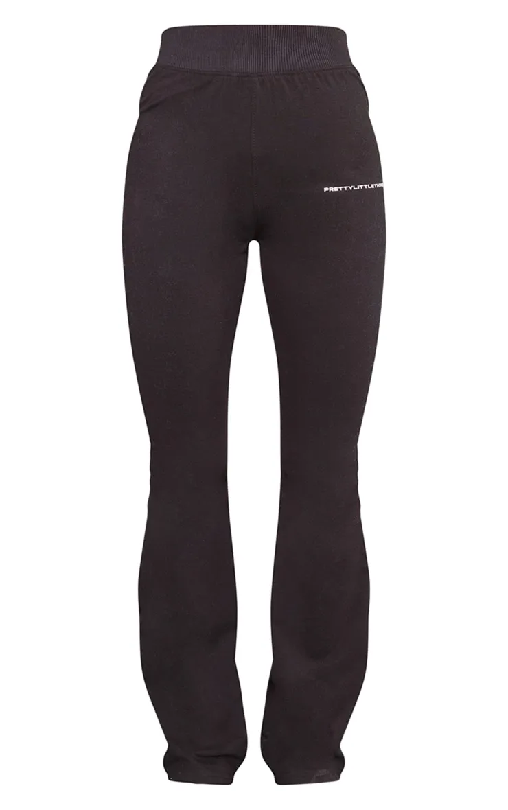 PRETTYLITTLETHING Black Printed Flared Trousers sold by Pretty Little Thing product image thumbnail 5