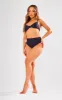 Petite Black Mix & Match High Waist Bikini Bottoms sold by Pretty Little Thing