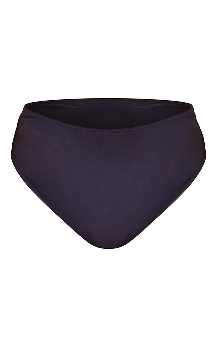 Petite Black Mix & Match High Waist Bikini Bottoms sold by Pretty Little Thing product image thumbnail 5